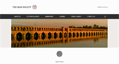 Desktop Screenshot of iransociety.org